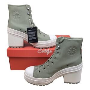 Converse Chuck 70 De Luxe Heel Water Repellent Light Field Surplus Green W11.5